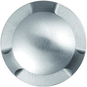 Abdeckung STORMY Lichtaustritt 3×100°, Edelstahl, D=60mm