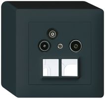 Presa antenna AP R/TV/dati kallysto HMS 2GHz 10.5db nero