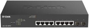Switch D-Link DGS-1100-10MPV2/E, 10-port smart managed Layer2 Gigabit PoE+