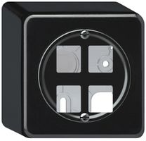 Kit di montaggio AP origin diritto 4×HMS 88×88mm nero