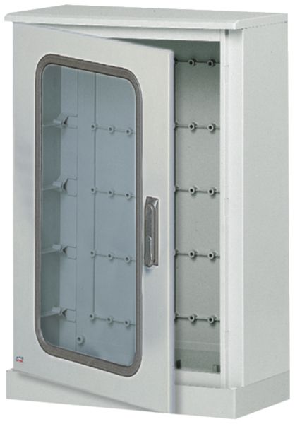 Coffret mural Hager Orion.Plus a.porte 69 mod.3 rangs 23UM 600×600×300mm gr