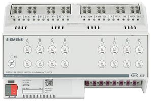 REG-KNX-Schalt-/Dimmaktor Siemens N 536D51, 8-Kanal, 10A