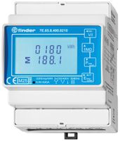 REG-Energiezähler FINDER 7E.85 3LN indirekt 1A Modbus Multitarif S0 MID
