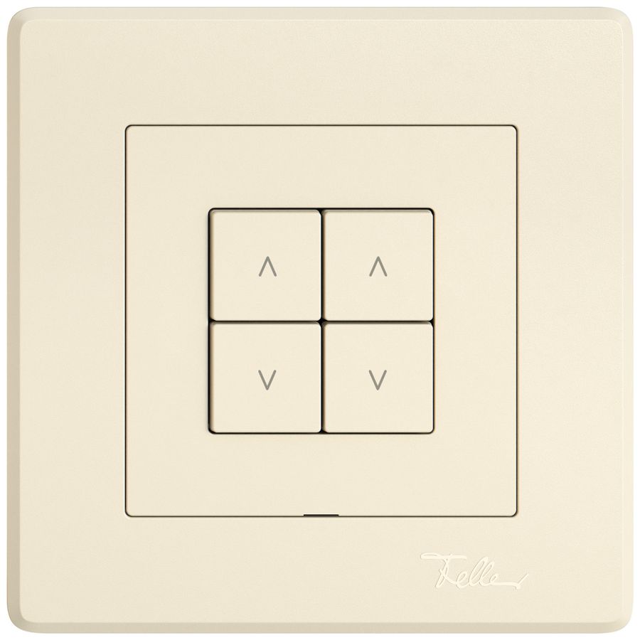 Kit di montaggio INC EDIZIO.liv Wiser SNAPFIX® p.tapparelle 2C 4T cr