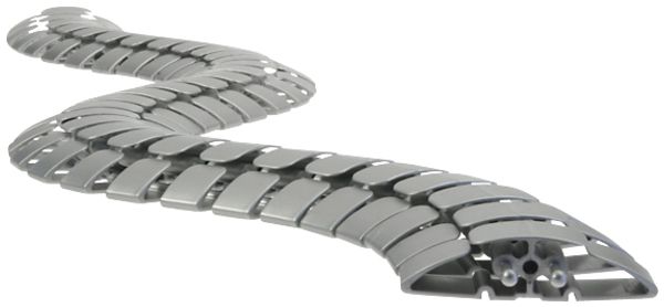 Canale di cavo flessibile MH argento