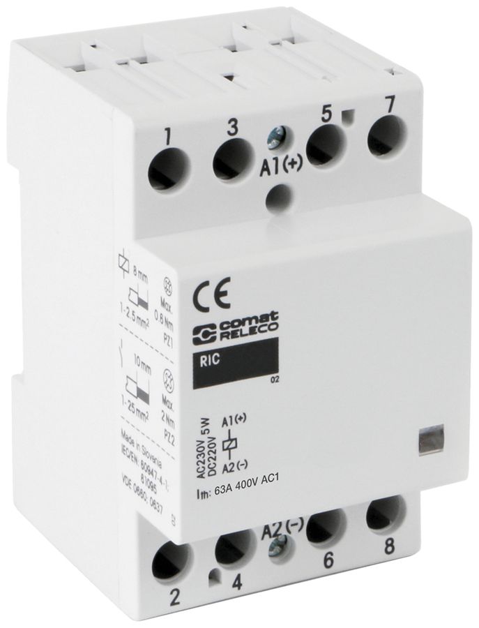 REG-Schütz ComatReleco RIC, 230VAC/DC, 4Ö 63A AC-1