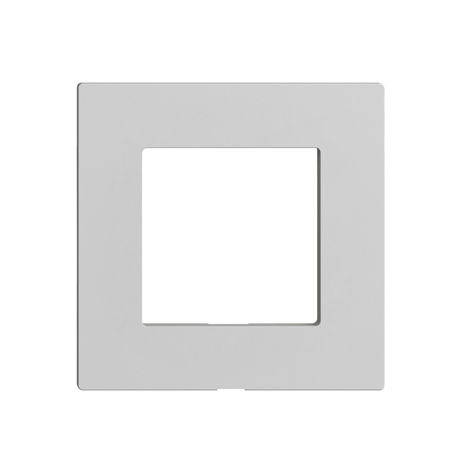 Plaque frontale Edue Wiser p.kit d.recouvrement, s.gravure, IP20, 60×60mm, grc