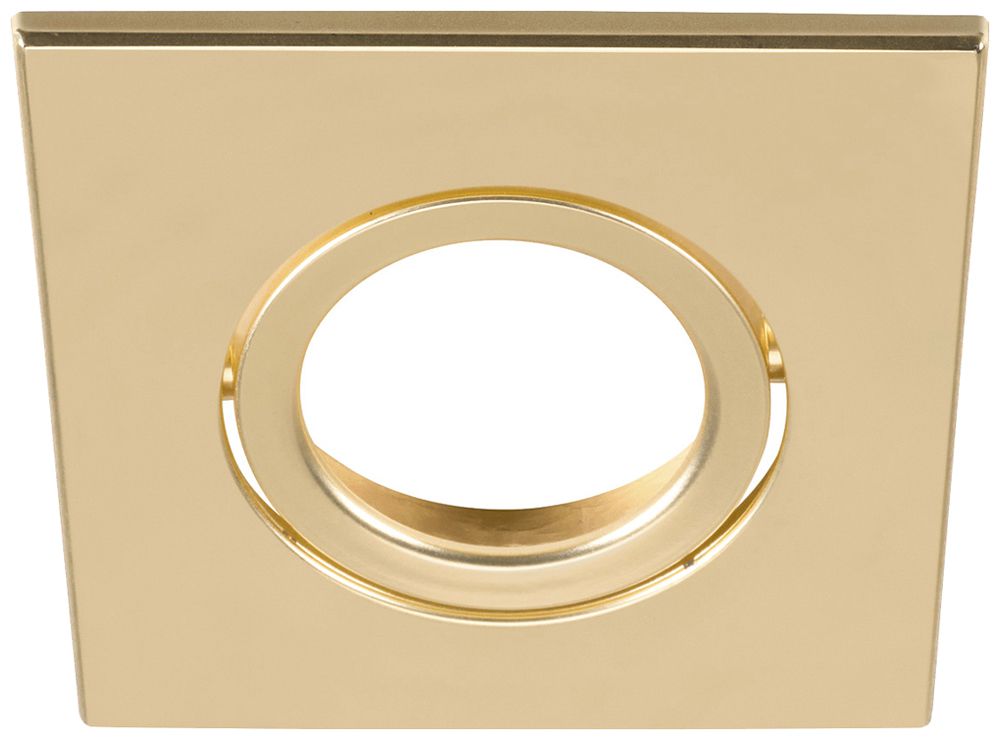 Abdeckring SLV UNIVERSAL IP20 Kunststoff 88×88×3.5mm Gold matt