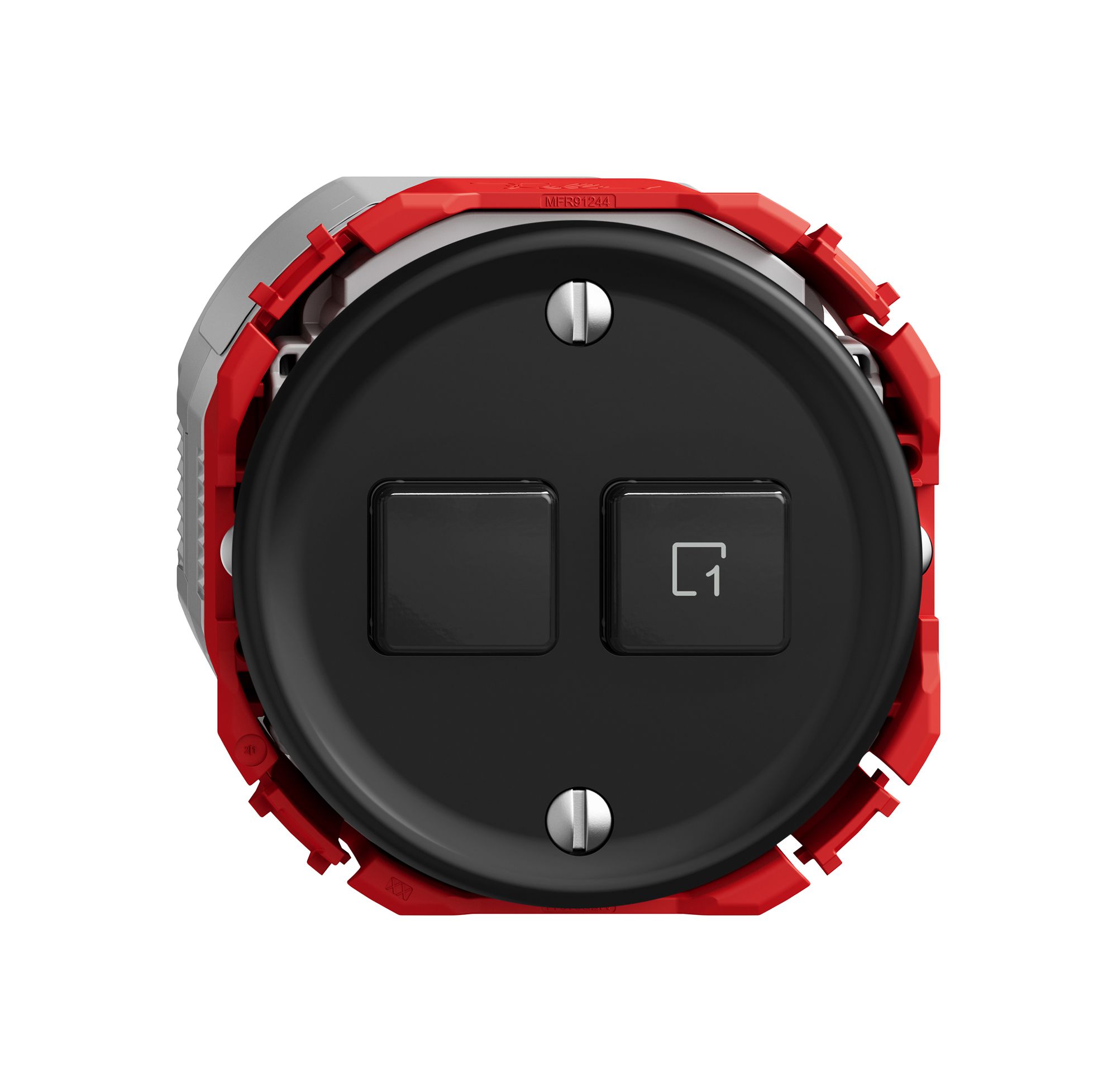 Station sec.interr.STANDARDdue Wiser SNAPFIX® 1 scène 2 touches WLAN no