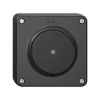 NUP-Leucht-Drucktaster NEVO, m.Frontlinse, LED gelb, S/Ö 1L, schwarz