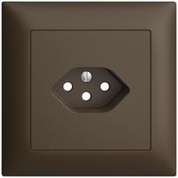 UP-Frontset EDIZIOdue coffee 88×88mm 1×T13