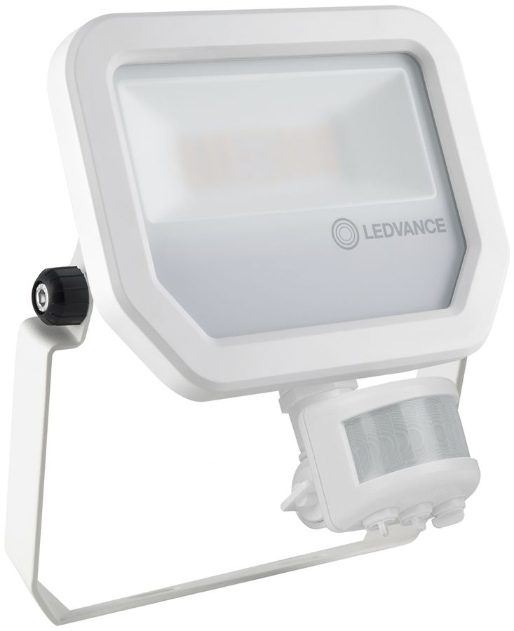 LED-Strahler LEDV FLOODLIGHT PFM SYM 100 S 20W 840 IP65 Bew.Tag.sensor weiss