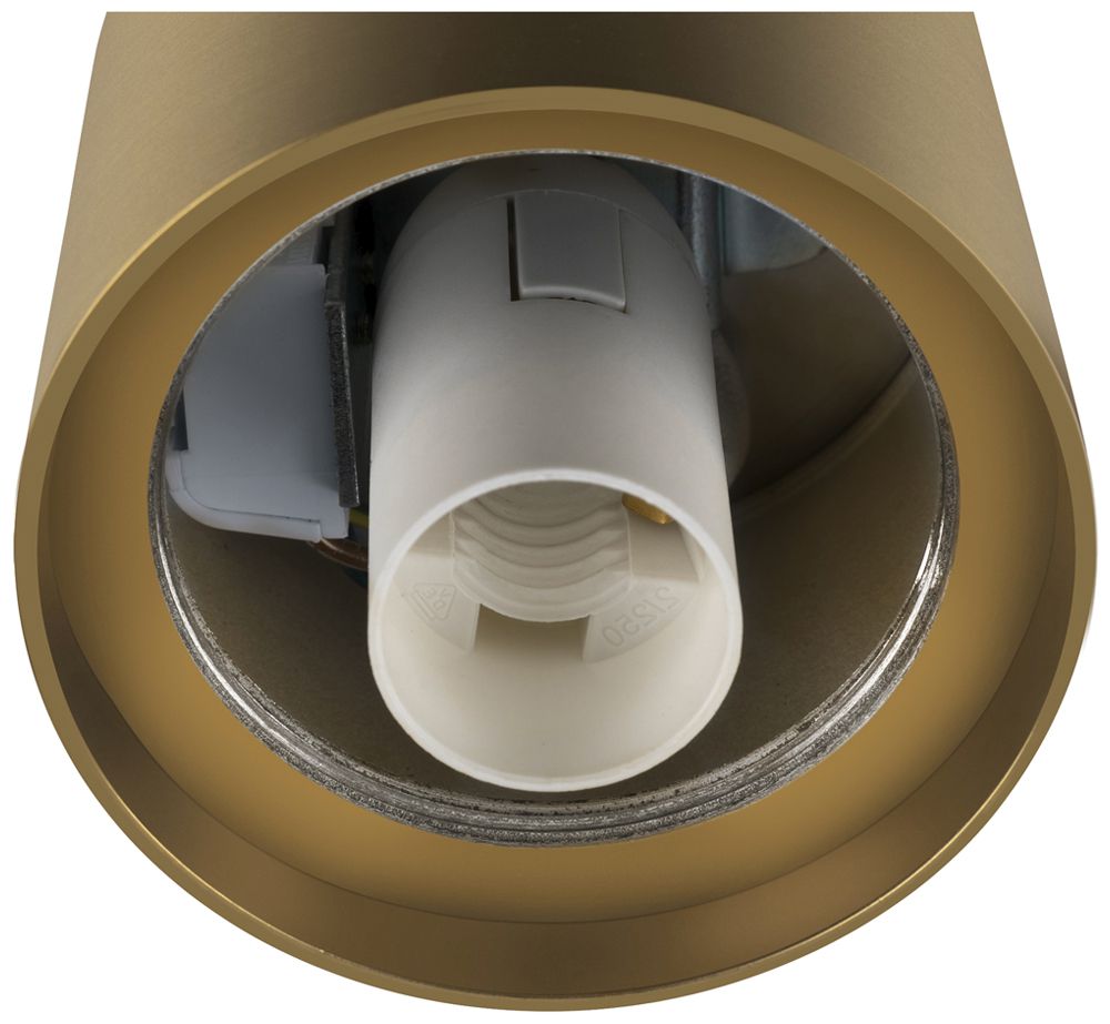 Deckenleuchte SLV VARYT E14 1×6W IP44 DIM Ø76×80mm Messing