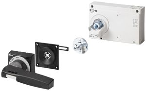 Manette rotative ETN NZM4-XTVDV verrouillable rouge/jaune