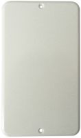 Plaque de recouvrement I-I 2trous de fixation verticaux blanc