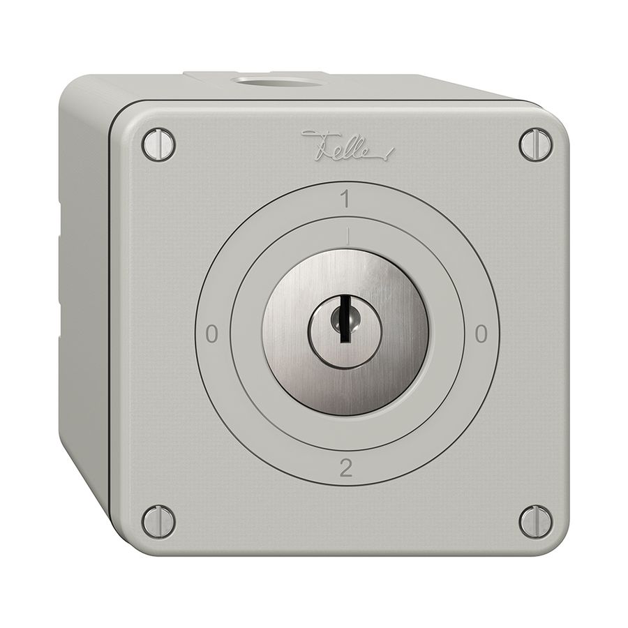 Interrupteur rotatif NAPU NEVO, 2/2L, avec serrure&2 clés, KS, 0-1-0-2, grc