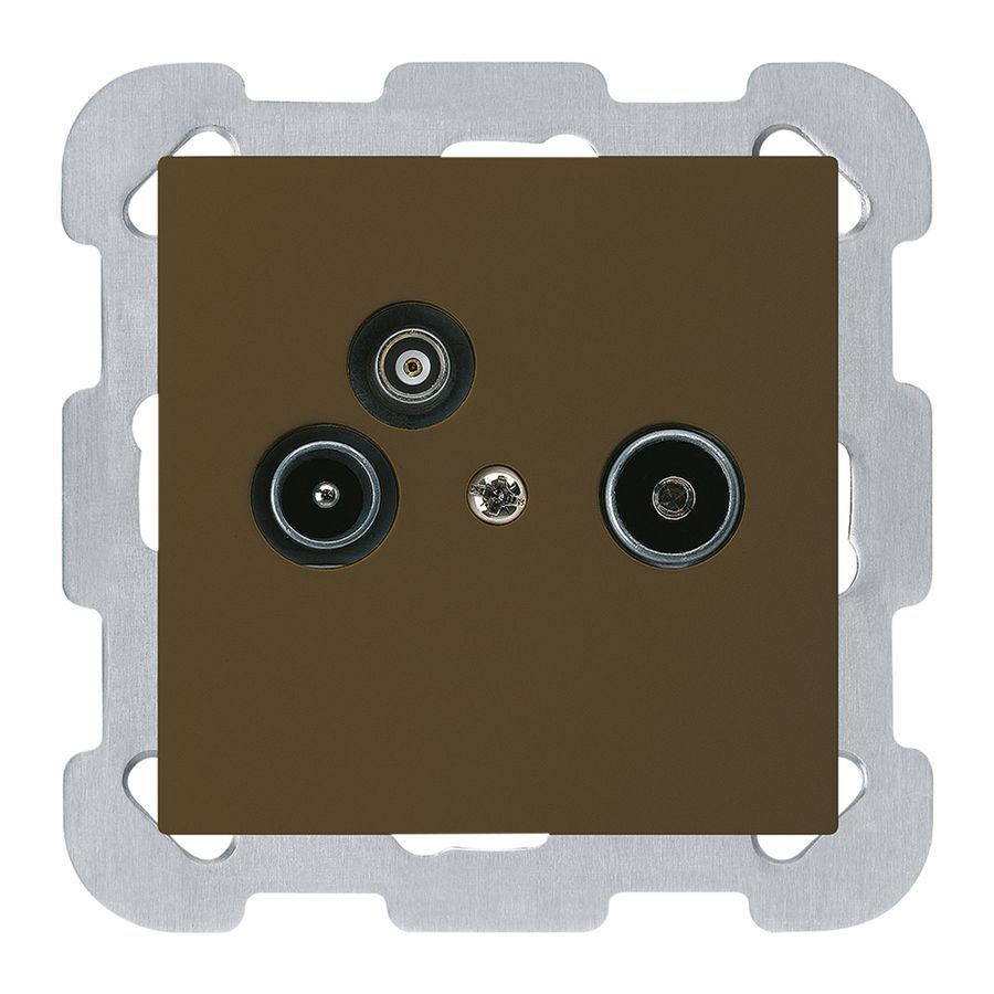 UP-Antennendose R/TV-Daten kallysto B 2GHz 10.5db braun