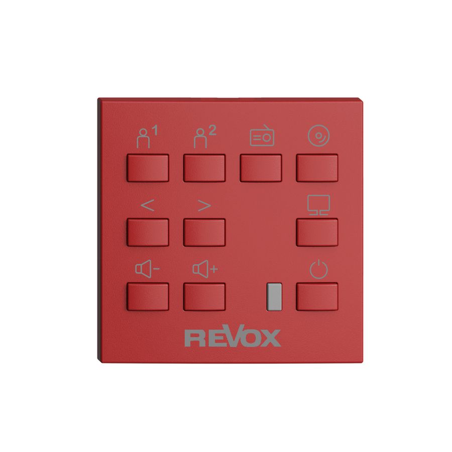 Kit montaggio EDIZIOdue F per Voxnet con 10 tasto & finestra IR, berry