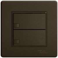 Pulsante universale INC EDIZIO.liv UNI SNAPFIX® 5…48V s.LED 2× com.1T ma