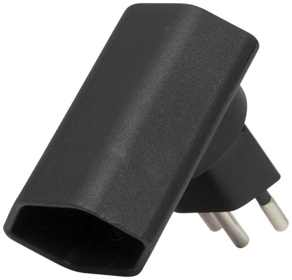 Dreh-Winkeladapter cleverLINE T12/T13 300° 10A 230V IP20 schwarz