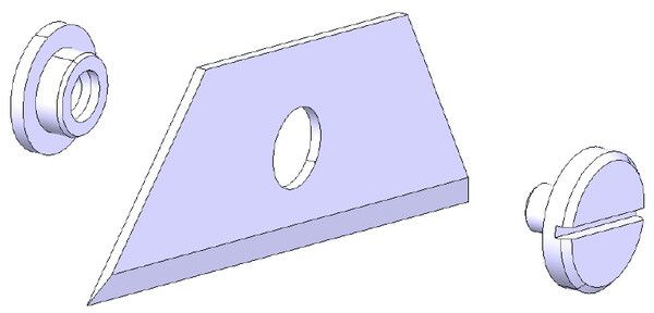 Couteau de rechange Weidmüller STRIPAX PL pour outil à dénuder