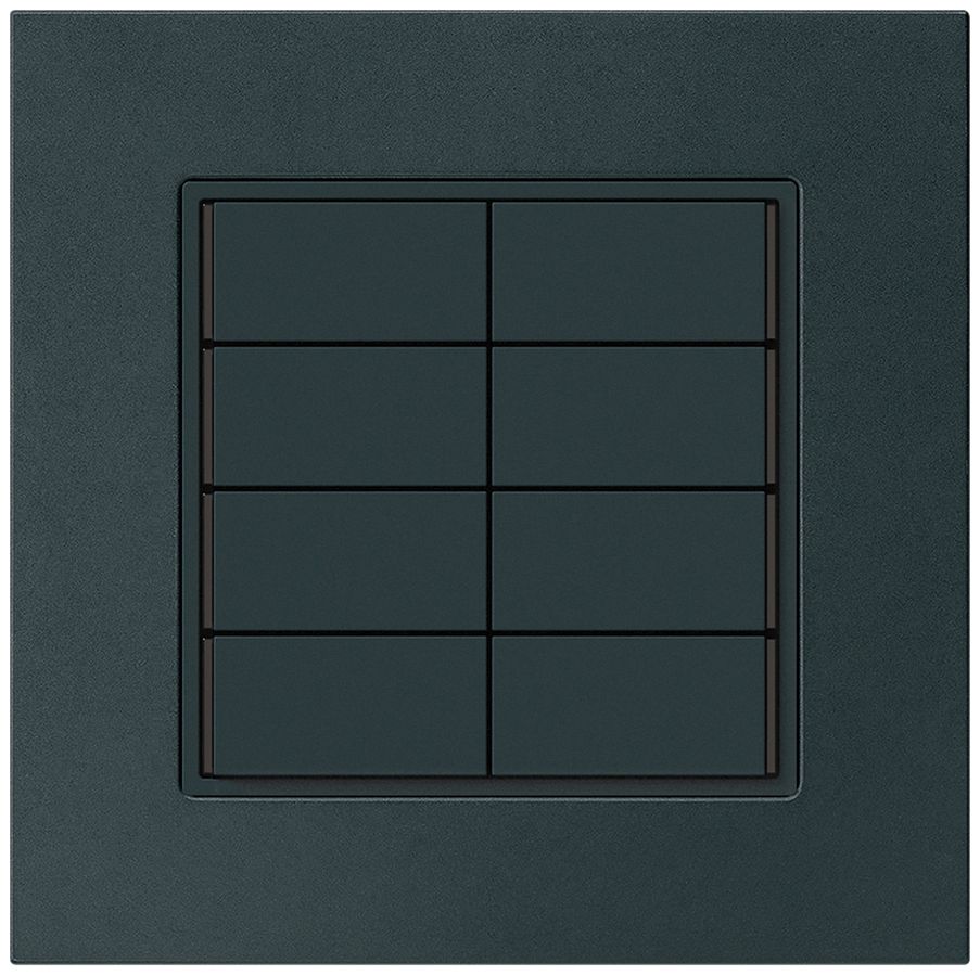 Poussoir KNX ENC KPR 8×touches 8×points actionnables LED noir