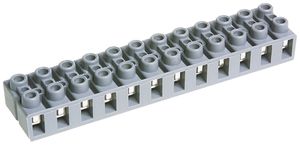 Klemmenleiste Woertz 12P 0.75…1.5mm² 10A 500V grau