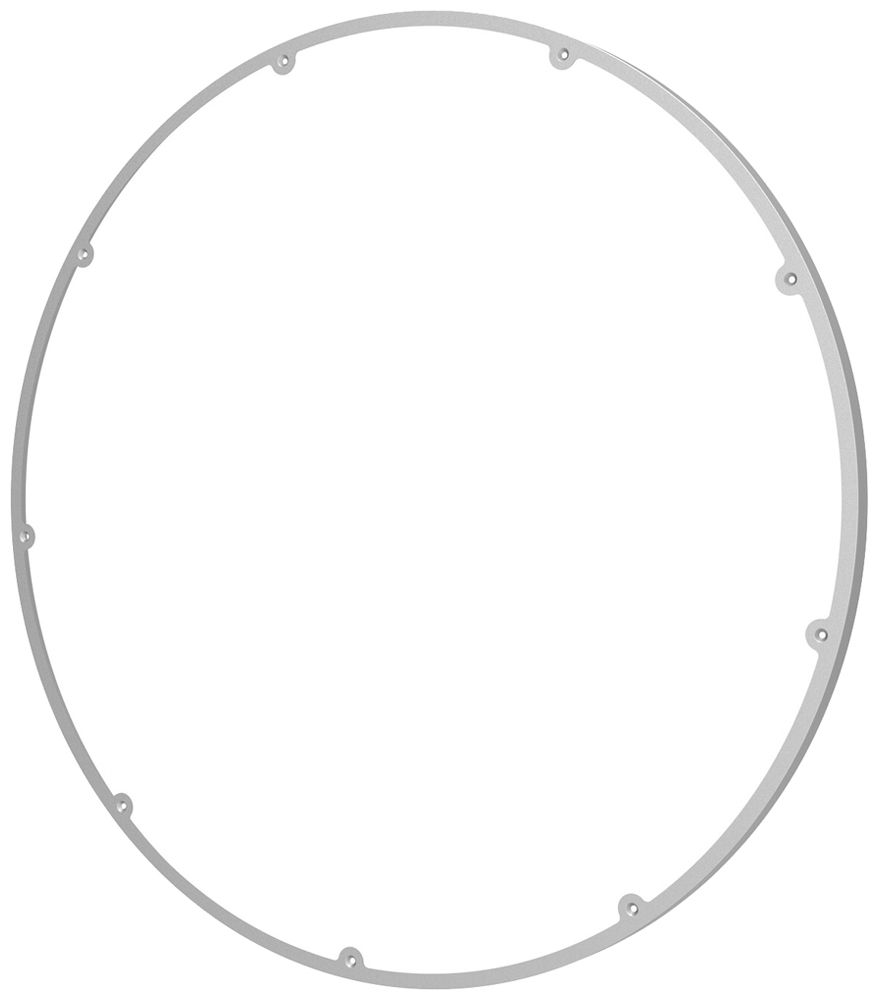 Telaio di copertura LEDVANCE SURFACE FLAT metallo Ø500×13mm argento
