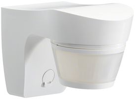 Détecteur de mouvement AP Hager 140° contact de fermeture 230V montage mur blanc