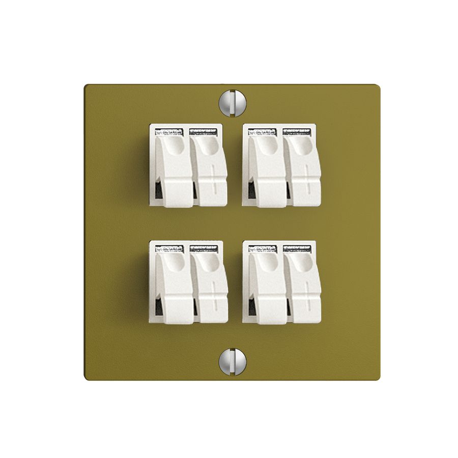 Audiodose EDIZIOdue F 4×olive ITplus Klemmanschluss für 4 LS