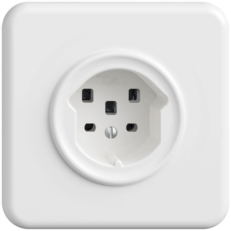 UP-Steckdose STANDARDdue T25 weiss