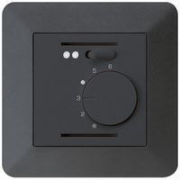 Termostato ambiente INC kallysto.trend nero per riscaldamento pavimento