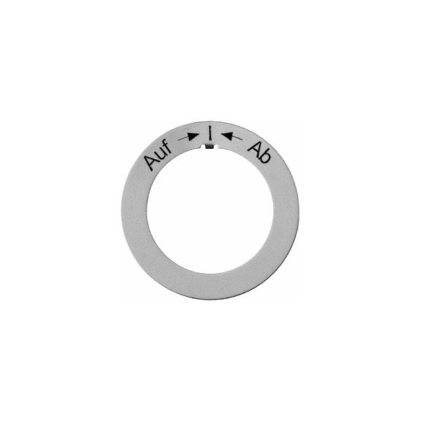 Disque indicateur Al Auf->I<-Ab AG SS,GV SS,GUP SS