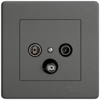 Prise antenne ENC TV-R-SAT EDIZIO.liv SNAPFIX® DB53 prise de dérivation grf