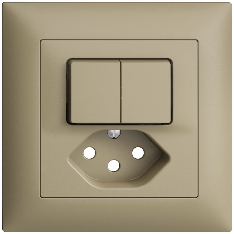 Kit frontale EDIZIOdue sand 88×88mm T13