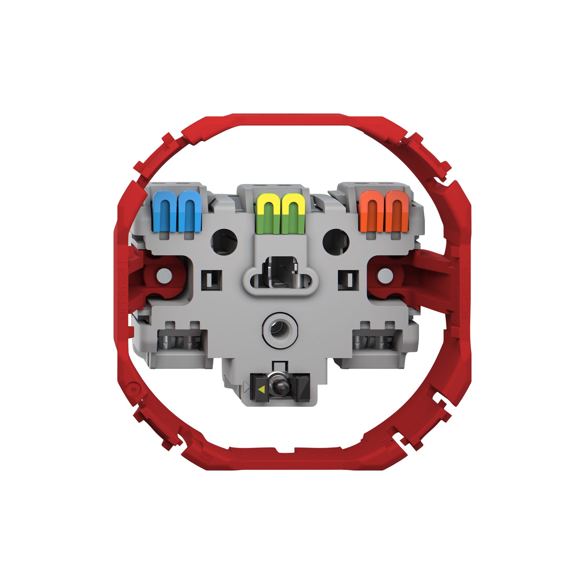 Steckdose Feller SNAPFIX® 1×T13 mit LED gelb