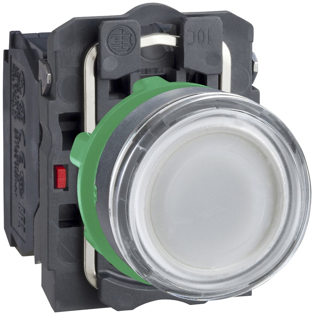 EB-Leuchttaster Schneider Electric 24V 1S-1Ö weiss