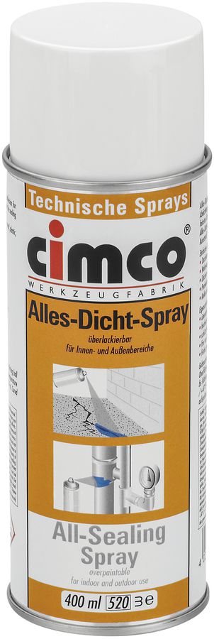 Spray d'étanchéité universel CIMCO 400ml noir