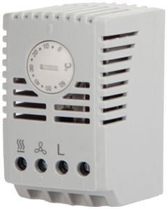 Termostato Hager 230V 10A 5…60°C invertitore (NO/NC)