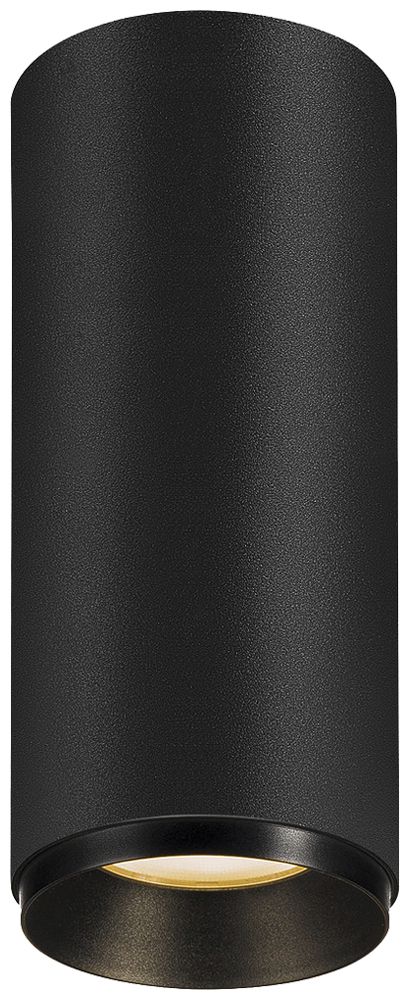 LED-Deckenleuchte SLV NUMINOS S PHASE 11W 985lm 2700K 36° Ø65×162mm schwarz