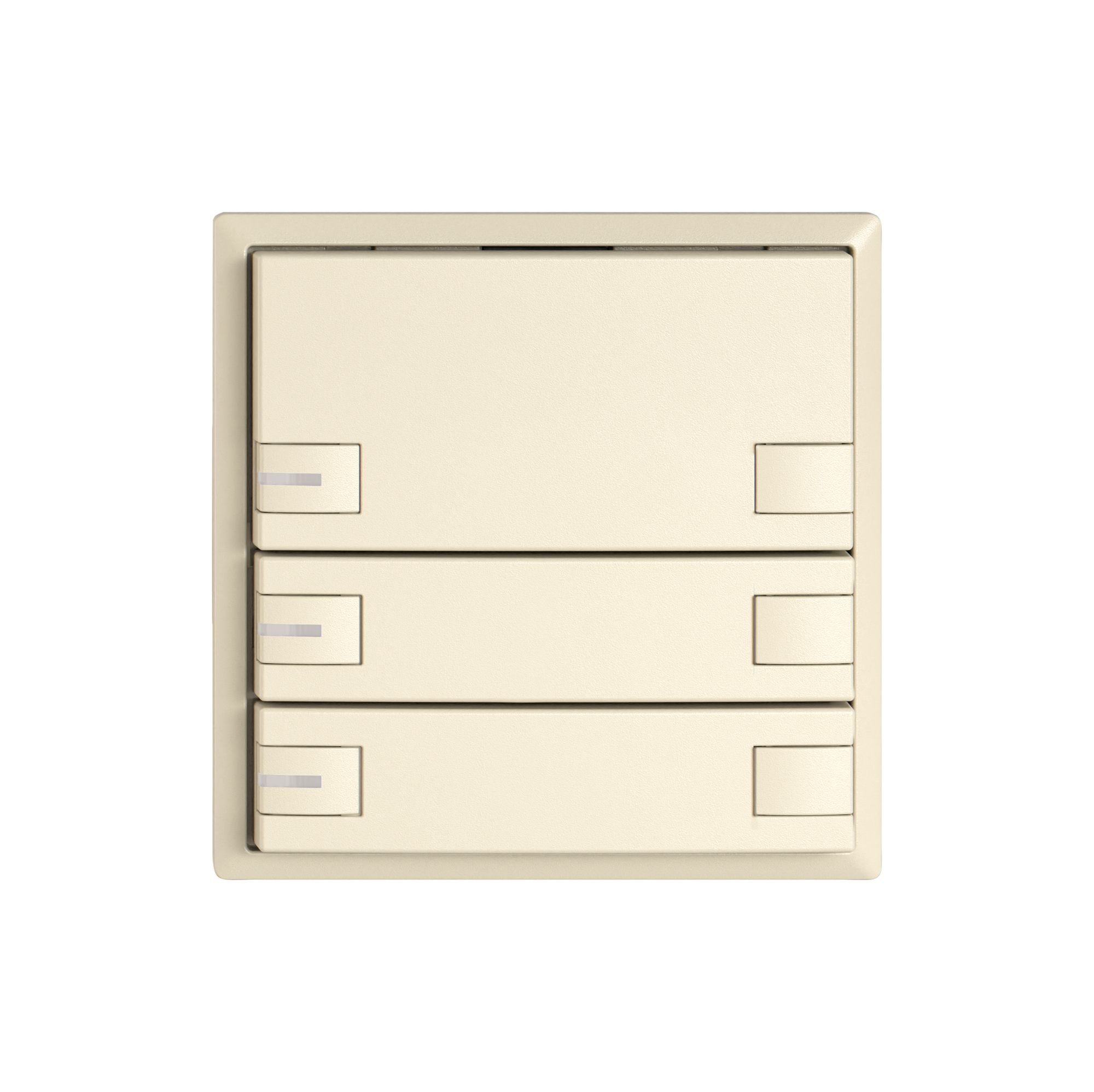 Universaltaster EDIZIO.liv UNI SNAPFIX® m.LED RGB 6× 1-Tbed.cr