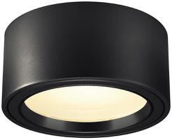 Plafoniera LED SLV FERA 25 CL 21W 2000lm 3000K 100° Ø250×125mm nero