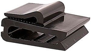 Support de câbles EFCO ABB Ty-Rap-U TC412X mat.synthét. agrafe d'arête Ø7.8mm no