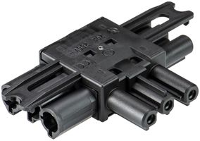 Verteilerblock Wieland gesis® GST18I3V 2P1T SV SW 3L 20A 250V schwarz 100 Stück