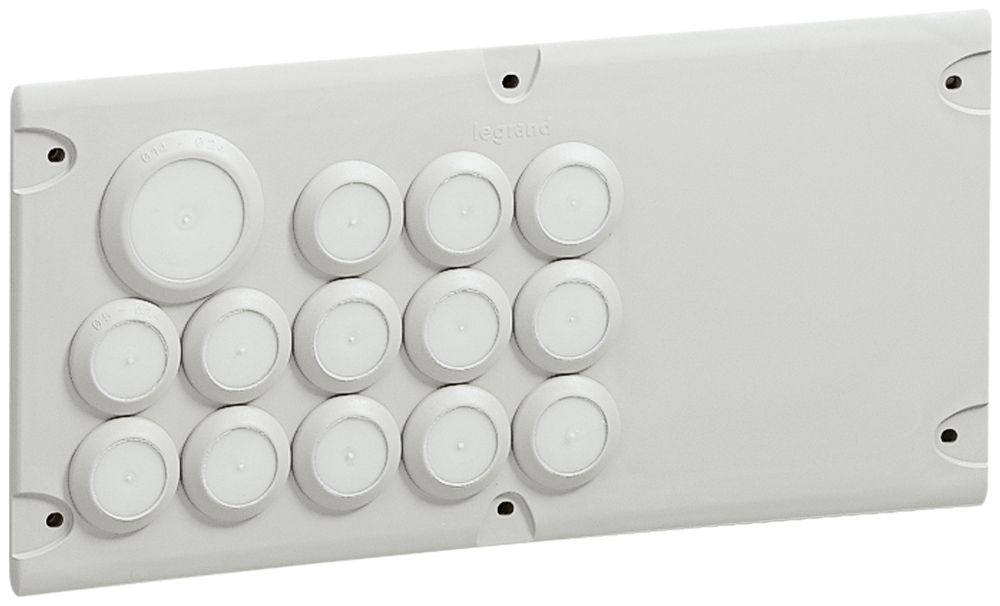 Placca passacavi Cabstop 31 entrate 401×182mm