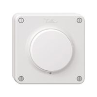 NUP-Druckschalter NEVO, S3/1L, beleuchtbar, weiss, m.weisser Membrane