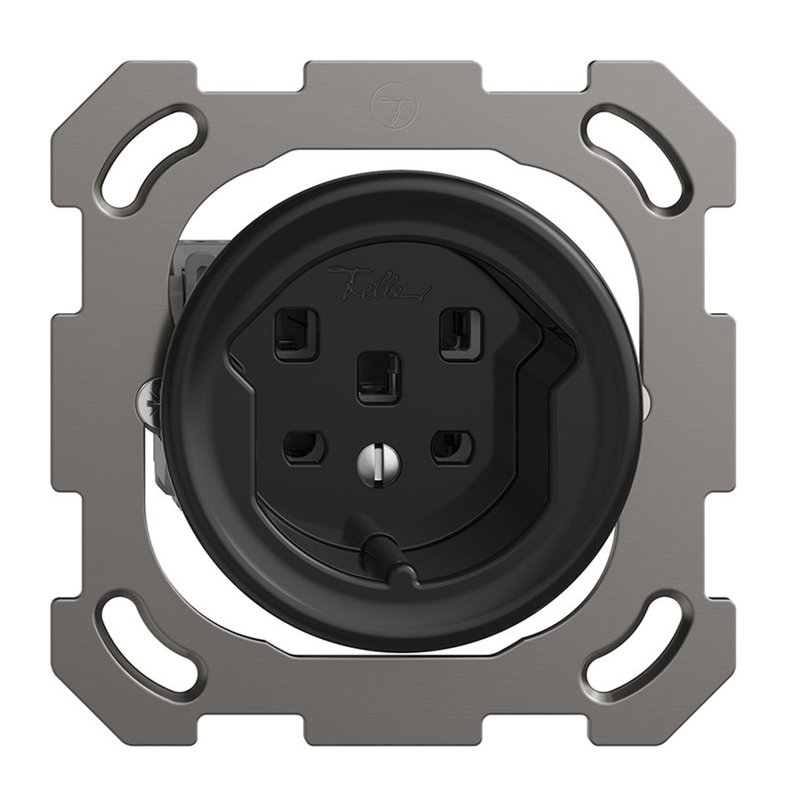 UP-Steckdose STANDARDdue T25 schwarz