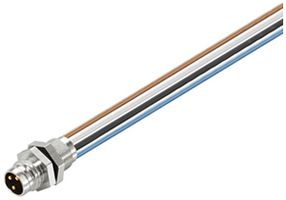 EB-Steckverbinder Weidmüller SAIE-M8S-4-0.5U-FP-M8 mit Leiter 4×0.25mm²
