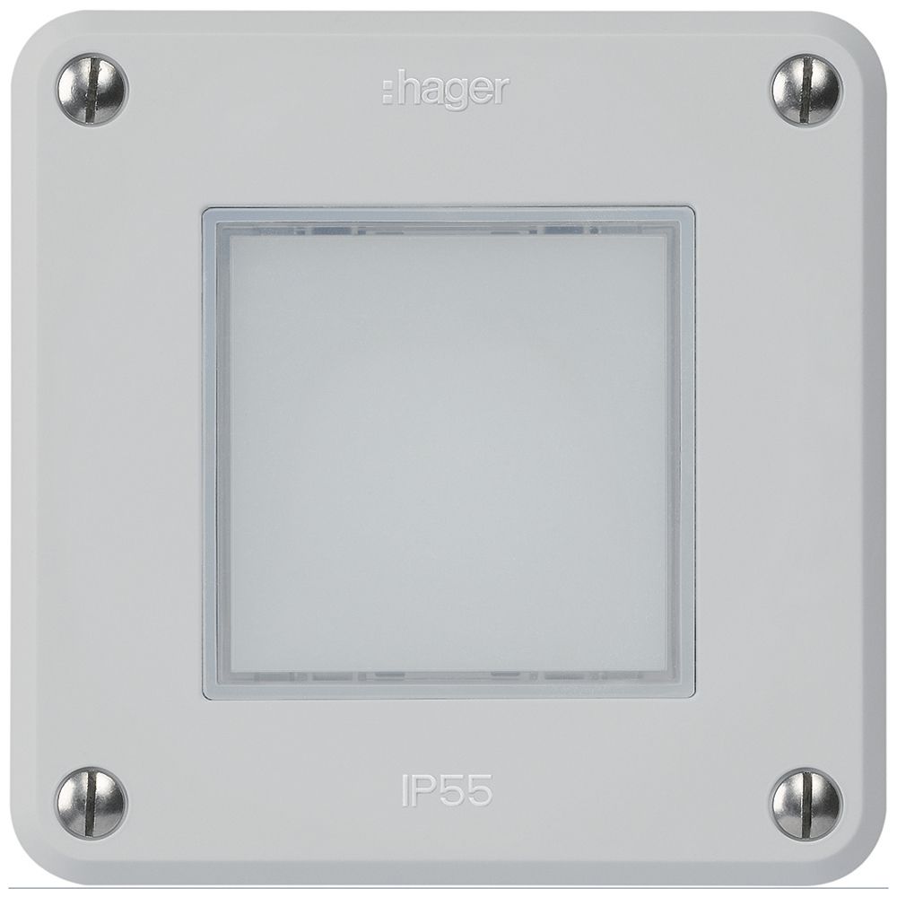 UP-LED-Leuchte robusto A IP55 grau LED blau