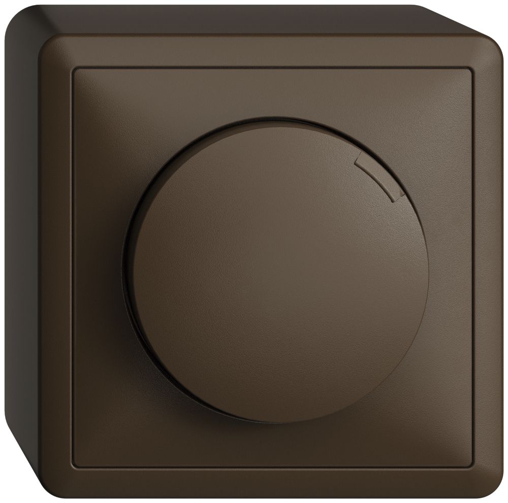 AP-Drehdimmer EDIZIOdue 20…600W Phasenabschnitt coffee